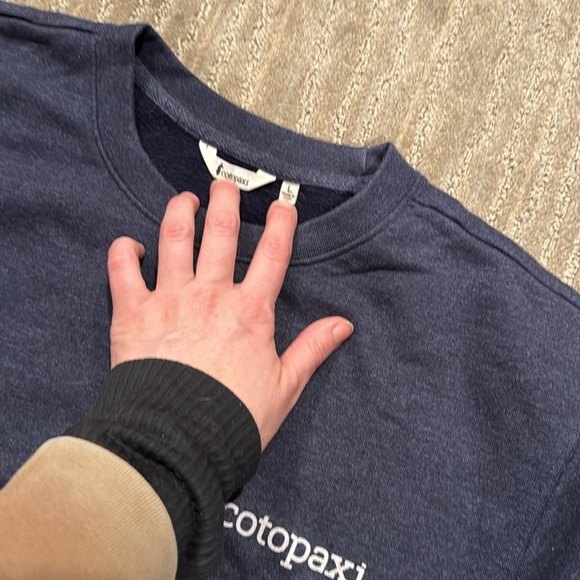 Navy Cotopaxi Sweatshirt - Picture 2 of 2